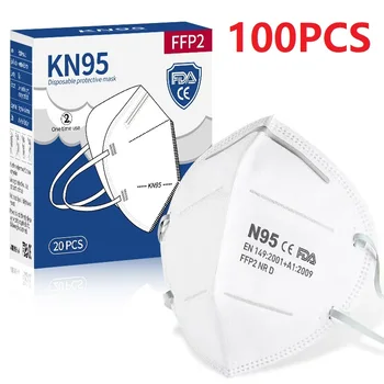 

100pcs Face Mask 5 Layers Anti PM2.5 Safety Dustproof Mask Breathable Face Mask Fast Ship