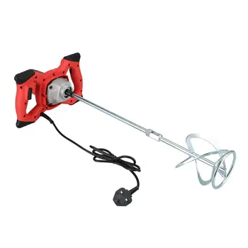 

2100W Hand Paint Mixer 6-speed Electric Mixer with S Bar Single Shaft Professional Electric Putty Coating Mixing Machine Tools