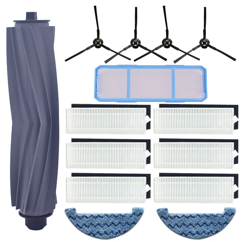 

Роликовая щетка + Hepa фильтр + боковая щетка + Швабра основной фильтр + СС ткань для ilife A7 A9s Запчасти для пылесоса
