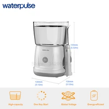 Водная нить V700, портативная водная нить с сенсорным запуском, водонепроницаемый Orrigator, светодиодный сенсорный 5 наконечников, электрическая бытовая зубная нить