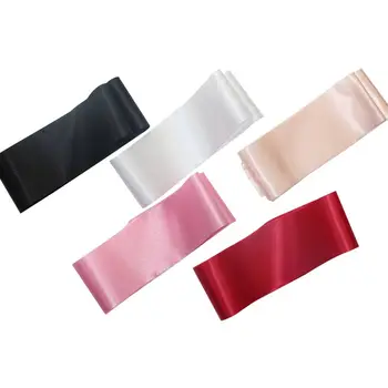 

Non-woven Fabrics DIY Blank Satin Sash Plain Sash for Wedding Hen Party Decoration Favors 9.5cm by 90cm