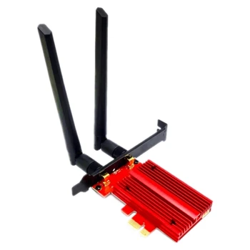 

Wireless Network Card 3000M Wireless WiFi Network Card PCI-E Interface 2.4G/5.8GHz AX200 for Computer Games