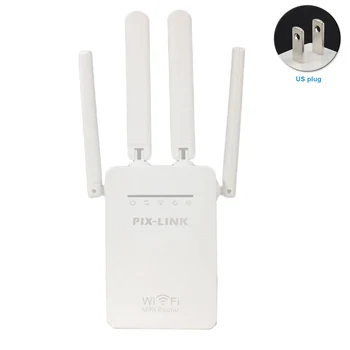 

Wireless 450M Network Signal Booster Mini Router Amplifier Repeater For Hotel/house Wifi Extender