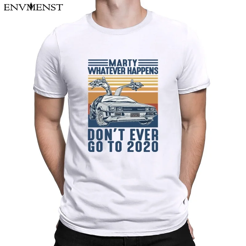 Buena Compra Envmenst-Camiseta de algodón de 100% para hombre, camisa blanca de manga corta con estampado de lo que pase, don't ever go to, 2020 OnwZemYpyQX