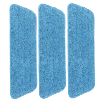 

3Pcs Replacement Reusable Mop Cleaning Pads Washable Floor Microfiber Wipes Home