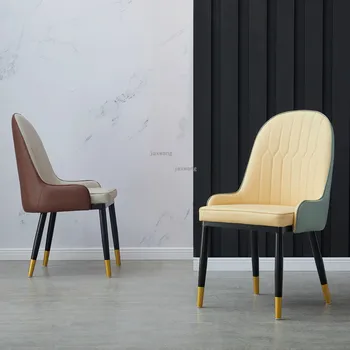 

Modern Metal Iron Sofa Chair Nordic Dining Chair Home Deco Manicure Chair Armchair Makeup Dressing Table Chair Dining Room Chair