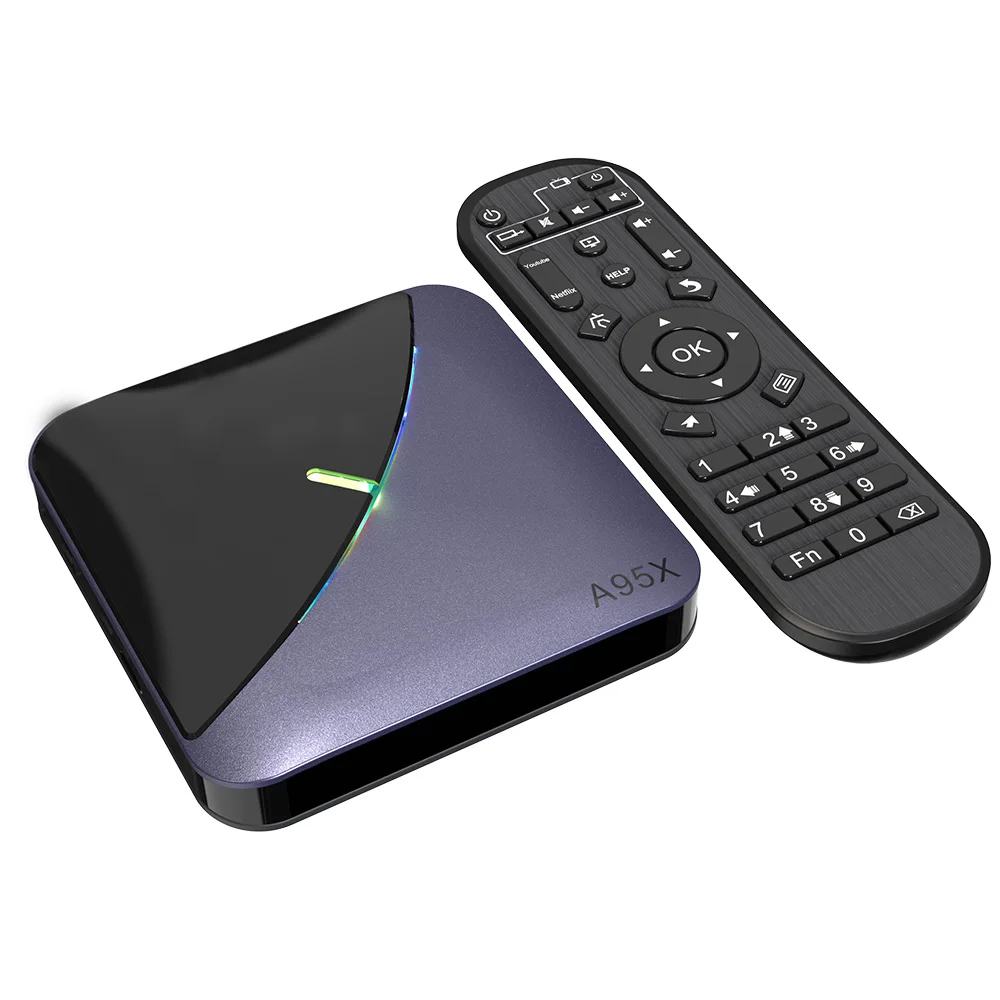 A95X F3 ТВ приставка Android 9 0 4 Гб 64 ГБ 32 Amlogic S905X3 коробка 8K Netflix Plex медиасервер 2 4G Wifi