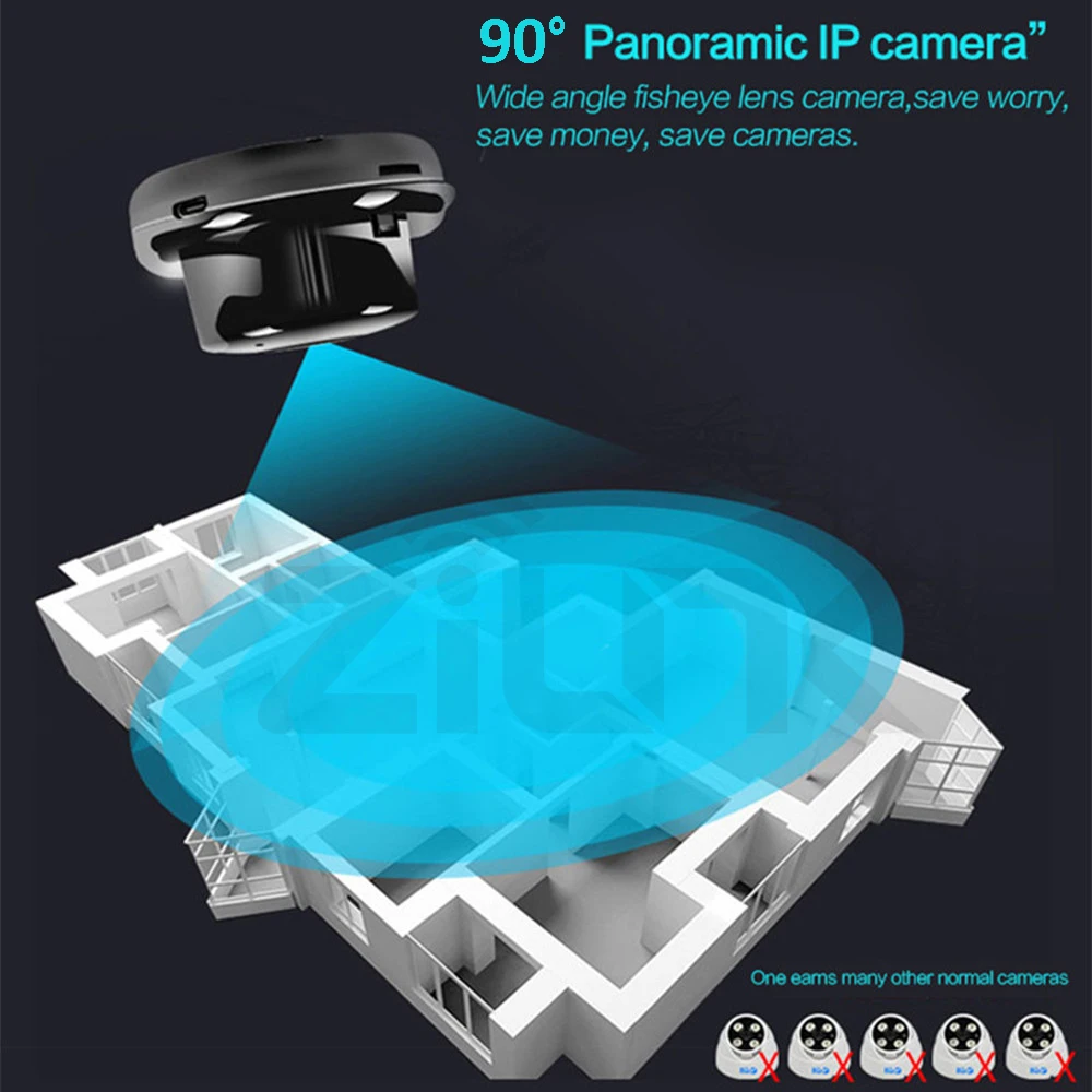 Беспроводная мини WiFi камера 1080P HD ИК Ночное Видение Домашняя безопасность IP CCTV