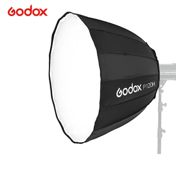 

Godox P120H 120CM Portable Deep Parabolic Bowens Mount Softbox for Studio Flash Reflector Profession Studio Softbox