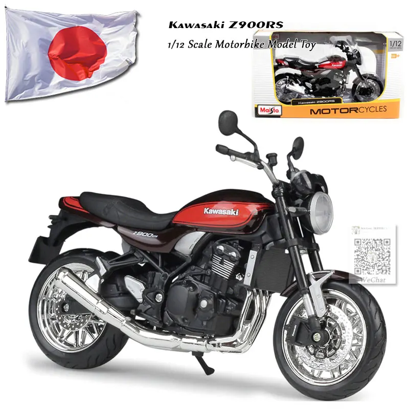 Модель мотоцикла MAISTO в масштабе 1/12 игрушки Kawasaki Z900RS литой металлический мотоцикл