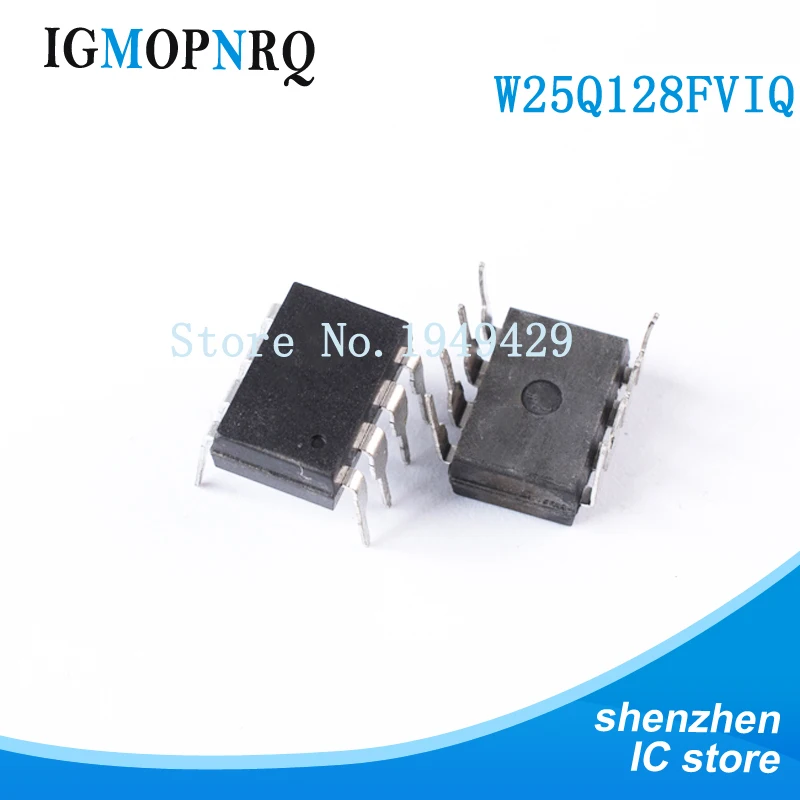 2 шт./лот W25Q128FVIQ 25Q128FVIQ DIP8 ноутбук чип новый| |
