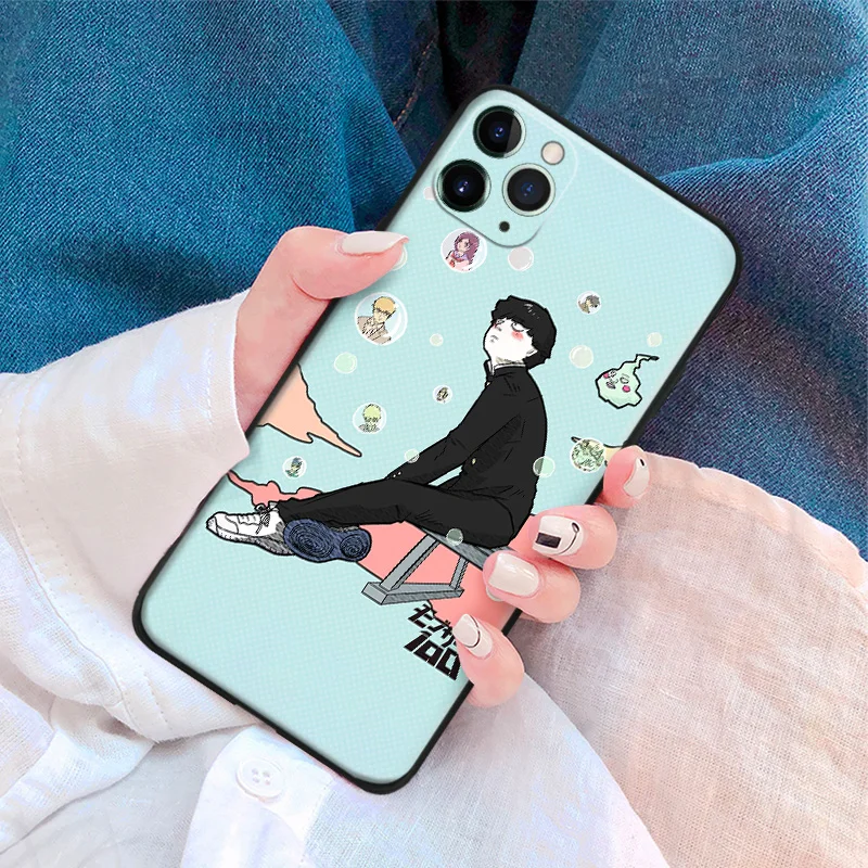 Мягкий силиконовый чехол для телефона Shigeo Kageyama mob психо100 аниме iPhone se 6 6s 7 8 plus x xr xs