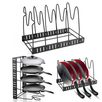 

Kitchen Multi Tier Pot Frying Pan Lid Storage Rack Organizer Cookware Stand Holder