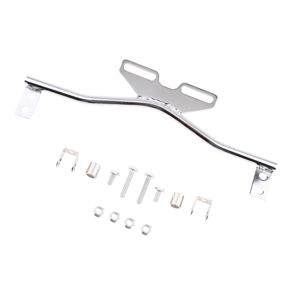 Motorcycle Light Bracket Fog Turn Signal Light Bracket Bar For Silver