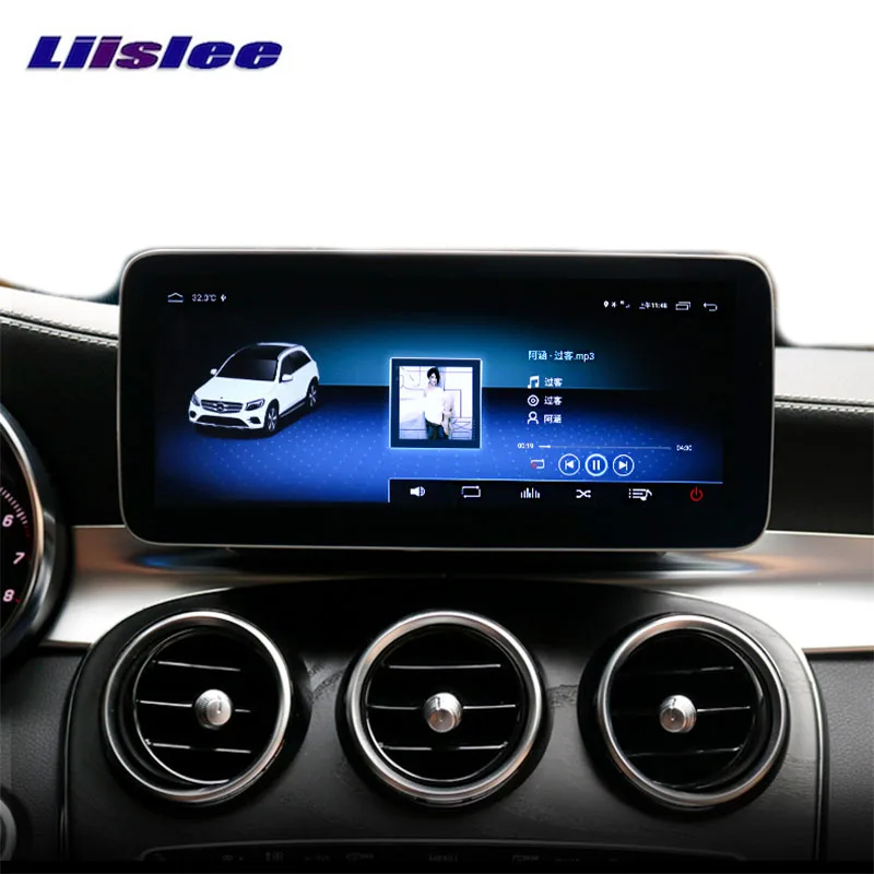 Автомобильный мультимедийный плеер Liislee NAVI для Mercedes Benz C MB W205 C205 205 2015 ~ 2020 NTG