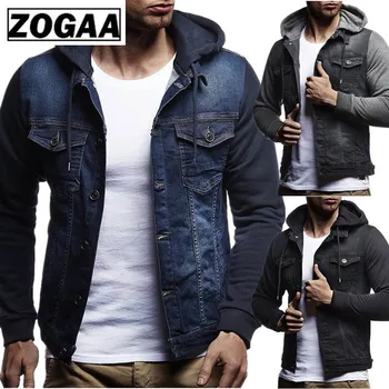 

Denim Jacket Men's New Fashion Men Cowboy Cotton Slim Fit Single Breasted Jackets Casual Spring male Slim Coat Plus Size 3XL