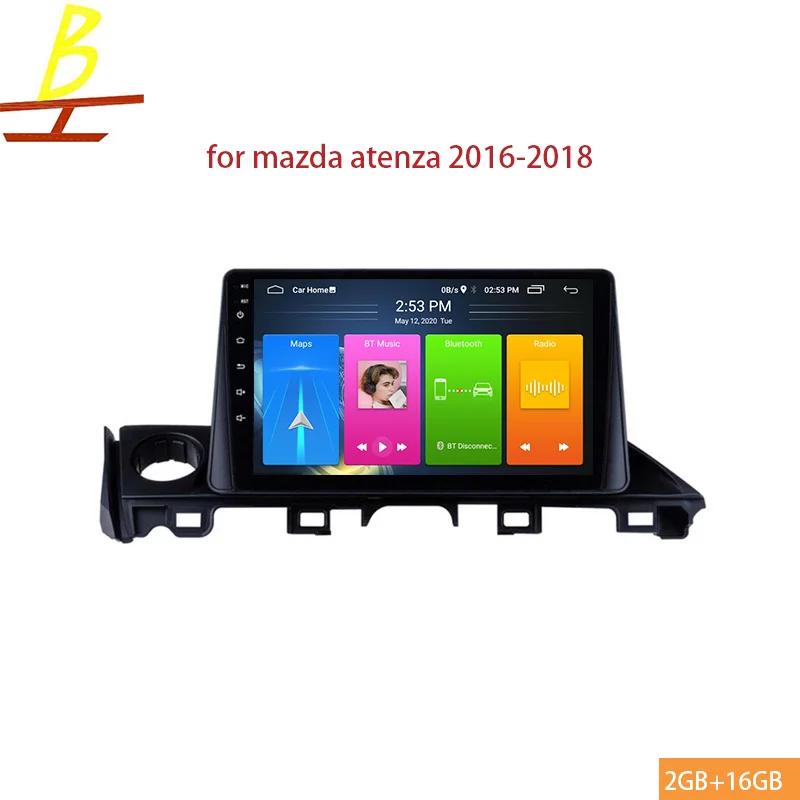 Android 9 экран автомобильный gps навигация Мультимедиа Радио плеер для Mazda 6 atenza 2016-2019 |