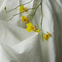 Высокое Качество Чистый хлопок ткань чистый белый tissu одежда высшего класса, платье, рубашка, материал