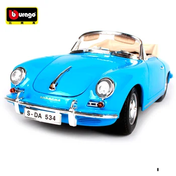 

Bburago 1:18 Porsche 356B Cabriolet (1961) Vintage cars Diecast Model Car Toy New In Box Free Shipping Adult toy collector 12025