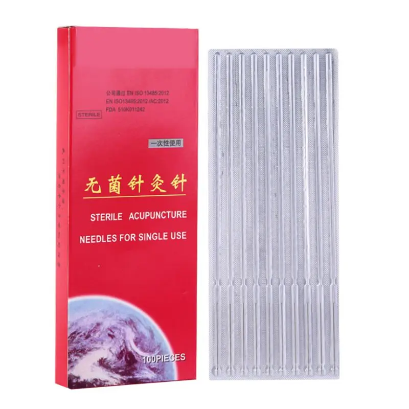 

0.3x100mm Chinese Medical Disposable Sterile Acupuncture Long Body Needles Tool
