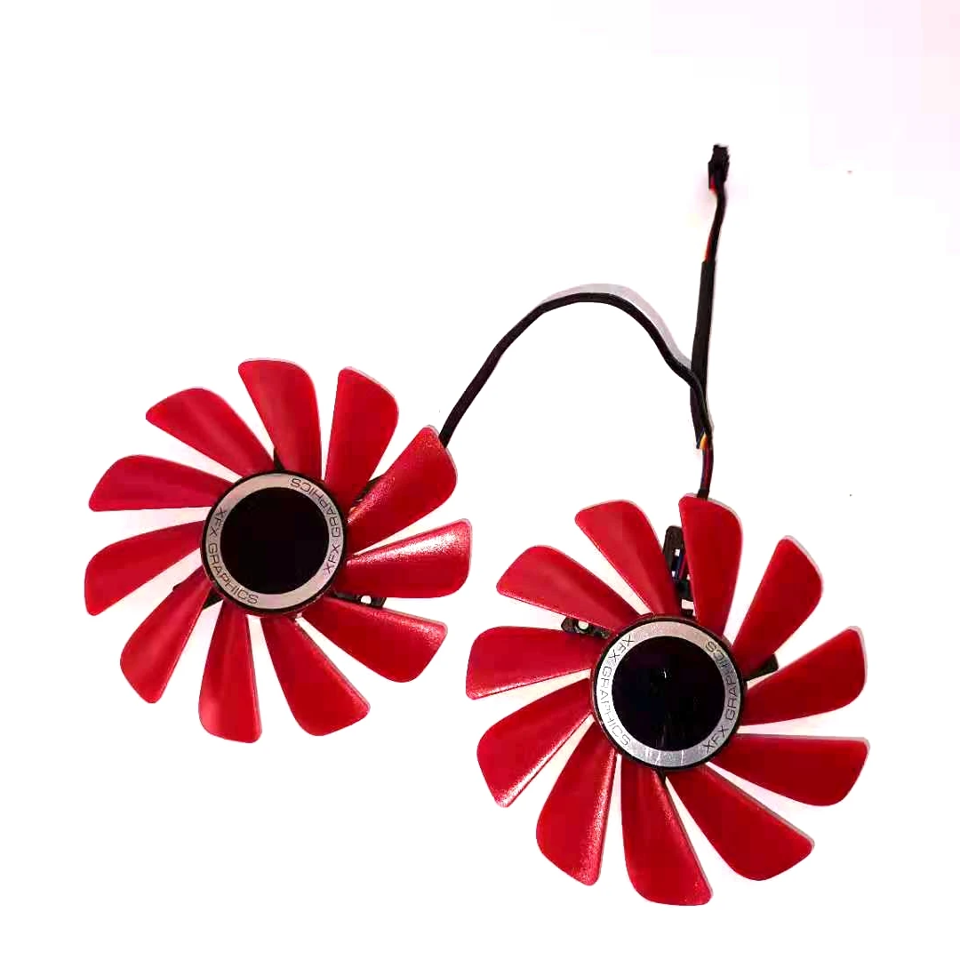 New FDC10U12S9-C 4pin 85mm 2pcs/lot for XFX RX-570-RS RX-580-RS RX480 RX470 RX574 RX578 Graphics Card Cooling Fan