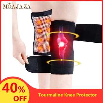 

1Pair Tourmaline Self-heating Knee Support Brace Magnetic Therapy Knee Protector Pain Relief Arthritis Kneepad Knee Sleeves Pads