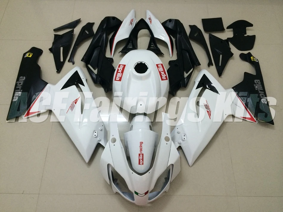 

New ABS Injection molding Fairing Kit Fit for Aprilia RS125 06 07 08 09 10 11 RS4 RSV 125 2006--2011 Fairings set black white