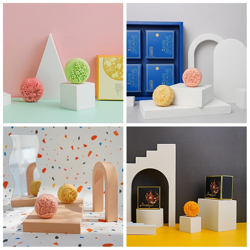 

Cube Photographic Prop Solid Color Foam Geometric Stereo Photography Shooting Prop Background Posing Ornament Table Decoration