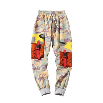 

High Quality Mens Military Casual Loose Pants Men Big Size Fashion Brand Retro Style Youth Colors Tooling Trousers Long Pants