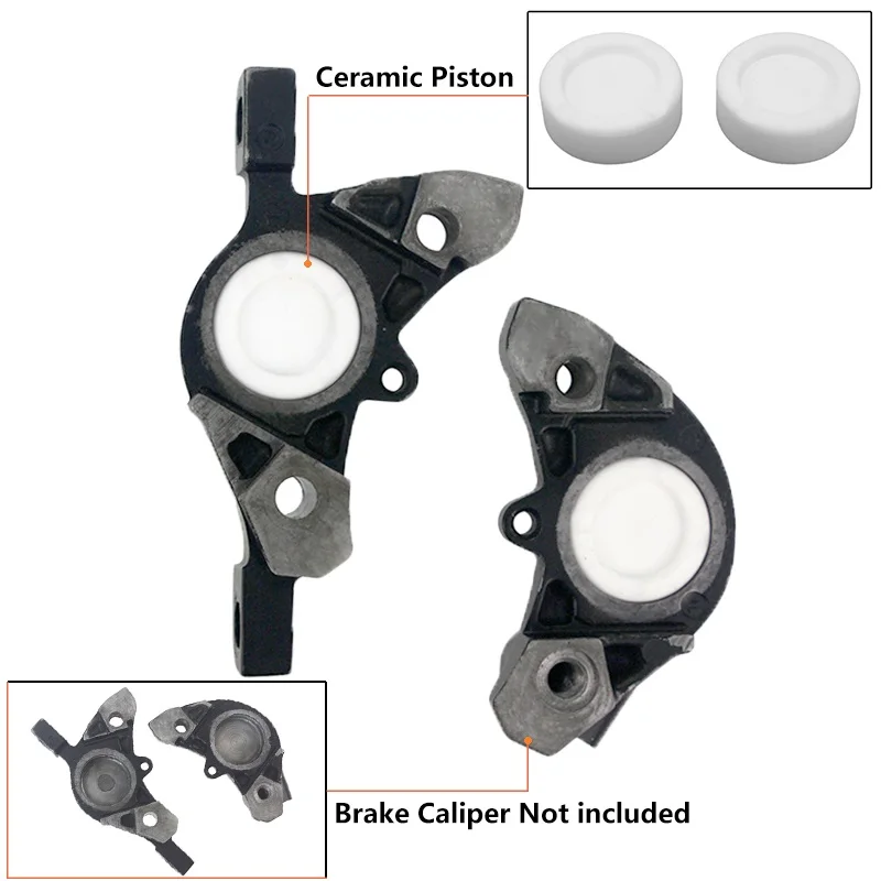 Bike Hydraulic Brake Caliper Ceramic Piston MTB Road Bike Disc Brake Piston For XT/M785/M8000/SLXM675 Repair Part mountain bicycle disc brake bicycle disc brake mountain bike disc brake bike brake pistons bicycle brake piston bicycle brake piston assembly