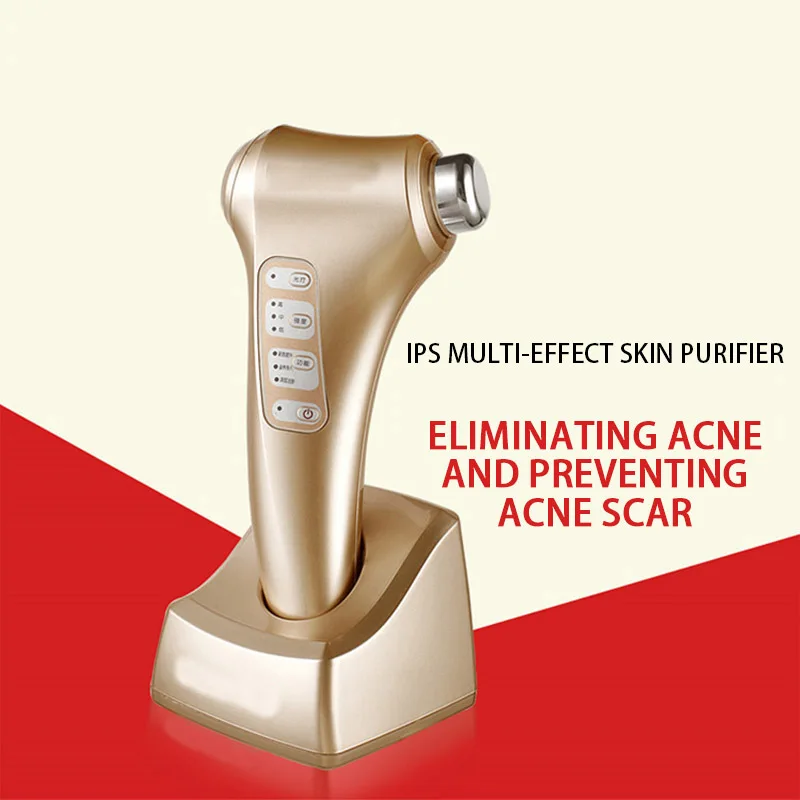  Facial massage Ion instrument ultrasonic LED red blue light facial machine multifunctional aestheti - 4000579189315