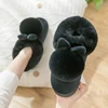 Autumn Winter Cotton Slippers Fur Rabbit Home Warm Thick Bottom Indoor Cotton Shoes Womens Slippers Cute Fluffy Cat Slippers ► Photo 2/6