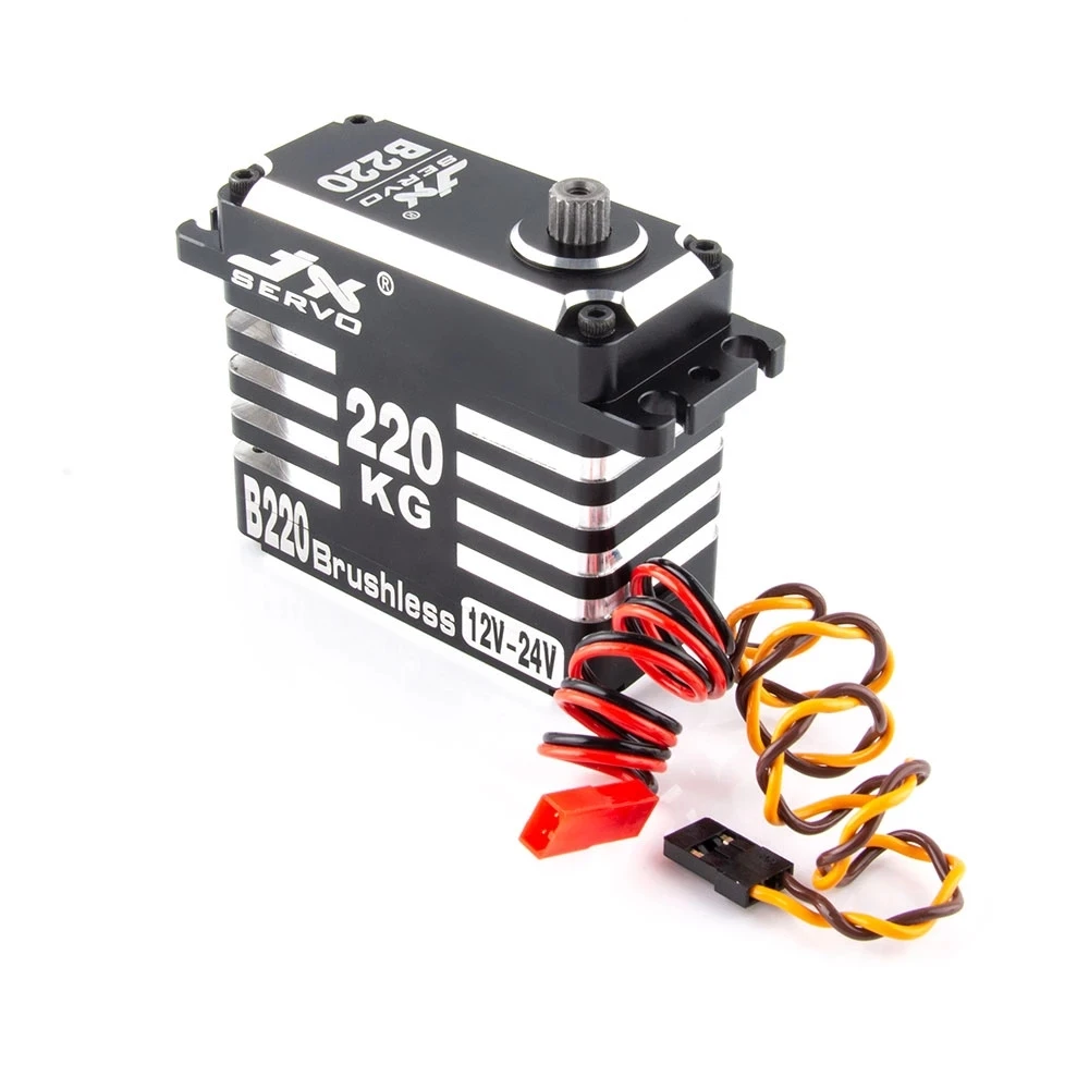 JX B220 220KG 12-24V High Torque Servo for 1/5 RC Car Steering Gear Robotic Helicopter Industry Brushless Servo For Rc Drone 10