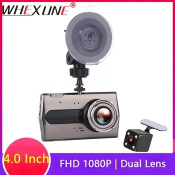 

WHEXUNE 4" IPS Screen Car DVR Camera Full HD 1080P Recorder Auto Video Registrator 170 Degree Dash Cam Night Vision G-Sensor DVR