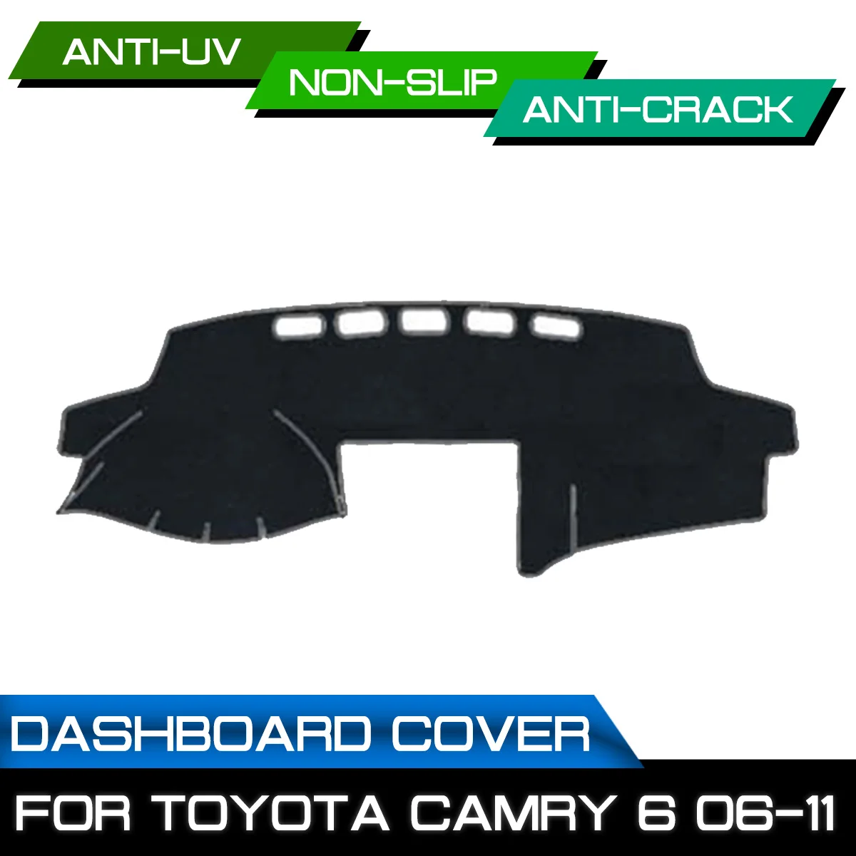 Противогрязный коврик для приборной панели автомобиля нескользящий Toyota Camry 6 2006
