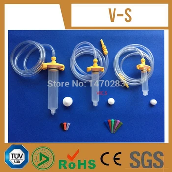 

Free Shipping Quality Yellow Color Liquid Dispenser Solder Paste Adhesive Pneumatic Glue Syringe + Dispensing Needle Tip