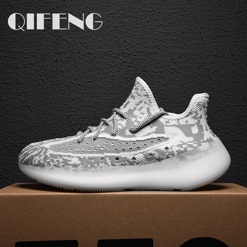 

2020 new Light Casual Shoes Men Summer Mesh Sneaker Air Shoes Men's Sock Sneaker Camouflage Shoes Black Fashion Footwear Spring