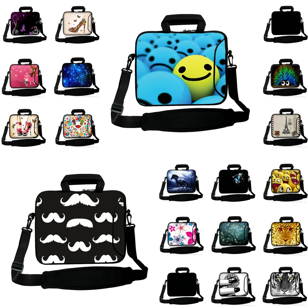 Компьютерные аксессуары из неопрена сумки из натуральной кожи, 10, 12, 13, 14, 15, 17 13,3 15,4 15,6 17,3 17,4 дюймов ноутбук Тетрадь сумка чехол для переноски