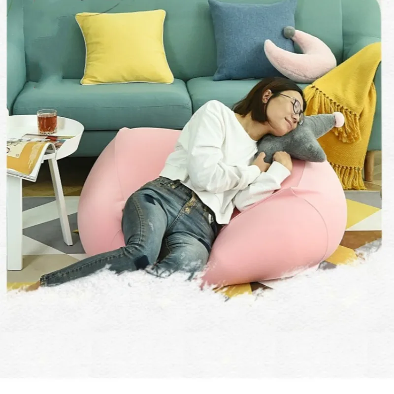 Big Square Bean Bag Chair Without Filling Comfy Ottoman Pouf Couch Adults Kids Lazy Sofa Beanbag Recliner Footstool