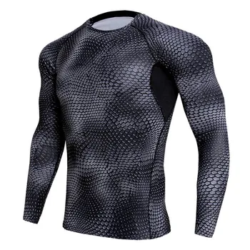 

Men's tight training PRO sports fitness running long sleeves perspiration quick-drying long-sleeved shirt T-shirt clothes