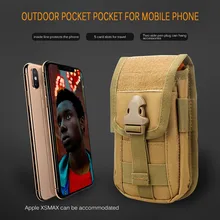 Тактическая поясная Сумка Molle, водонепроницаемая нейлоновая многофункциональная повседневная мужская сумка для инструментов EDC, маленькая сумка, мобильный чехол для телефона, Охотничья сумка