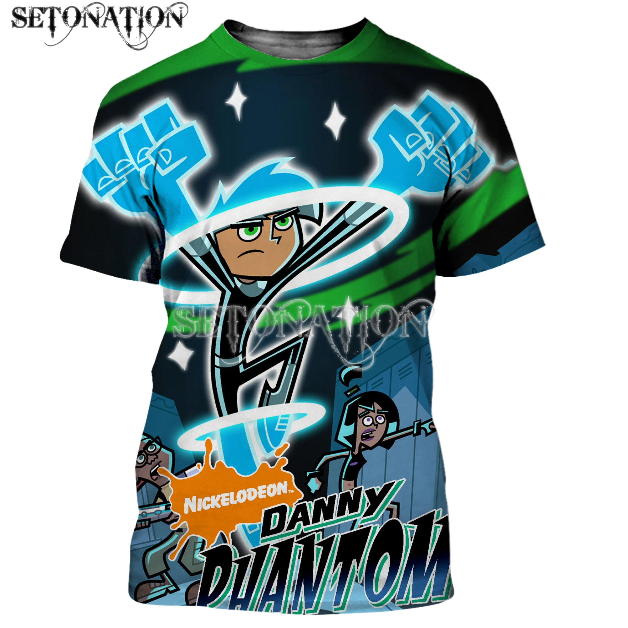 con estampado 3D de Danny Phantom para hombre y mujer, ropa informal Harajuku, tops envío directo|Camisetas| AliExpress