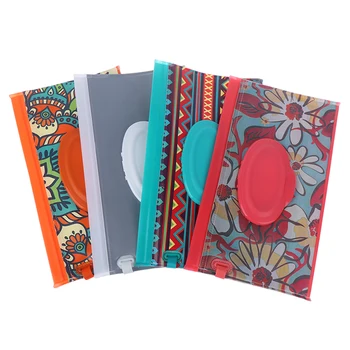 

Snap Strap Portable Baby Wet Wipes Box Wipes Container Eco-friendly Easy-carry Clamshell Cosmetic Cleaning Wipes Cases