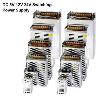

5V 12V 24V Switching power supply AC-DC 110V/220V TO 5V 12V 24V 1A 2A 3A 5A 10A 20A 50A 60A power Adapter for CCTV / LED Strip