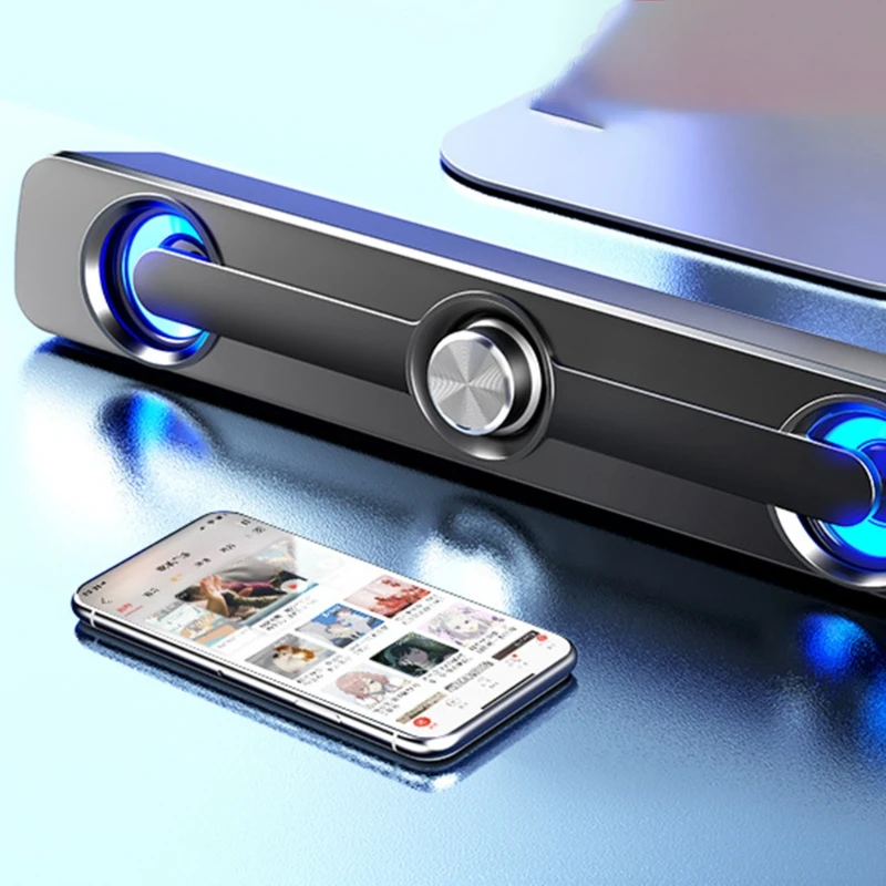 SADA V-111 компьютерный динамик USB проводной мощный стерео сабвуфер басовый null |