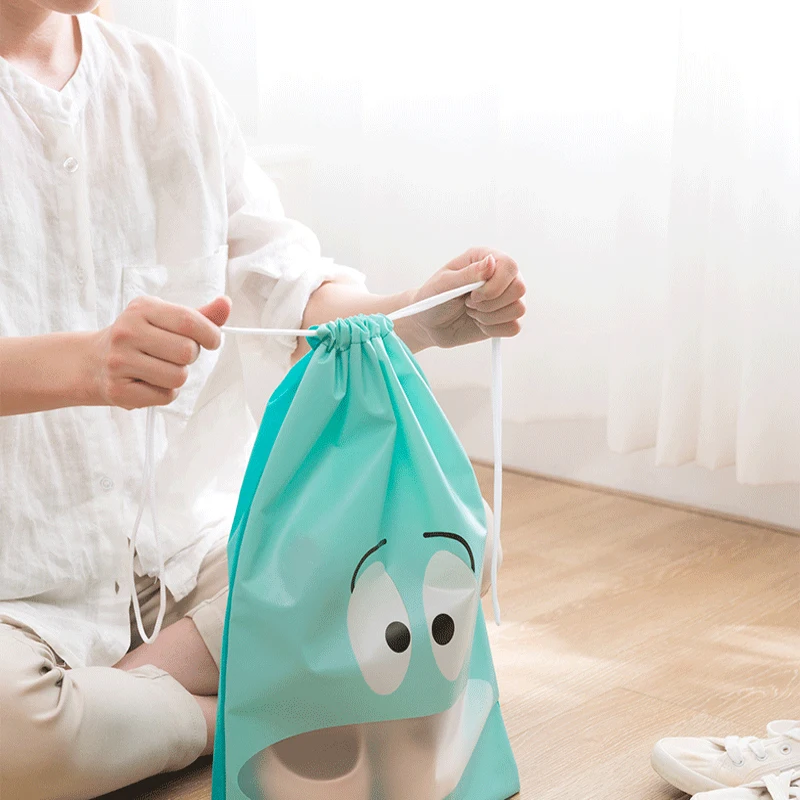 5PCS Travel non-woven clothing separate bag waterproof portable drawstring Shoe | Дом и сад