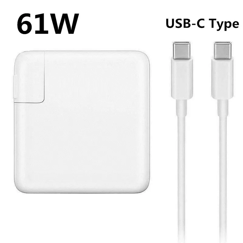 

New Arrival ! 61W PD Charger USB-C Type Laptop Power Fast Charging Adapter A1718 For Apple Macbook Air Pro 13'' iPad iPhone ipod