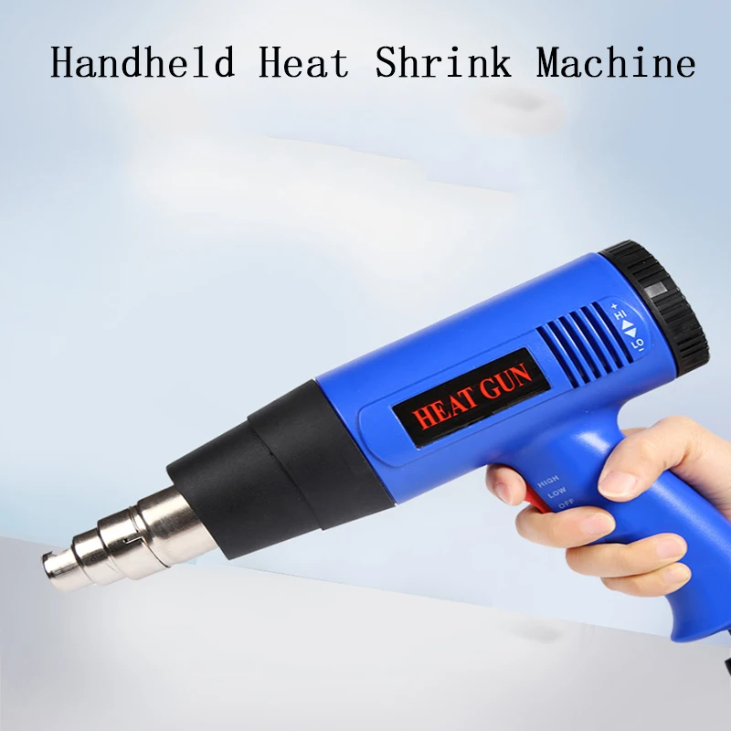 

Manual Heat Shrinking Machine Transparent Shrink Plastic Film Cosmetic Laminator PVC Film Sealing Machine 220V