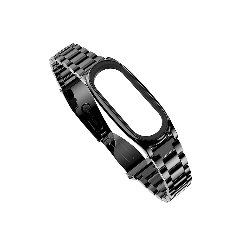 Металлический браслет для Xiaomi Mi Band 4 из нержавеющей стали 3 аксессуары браслета Mi4