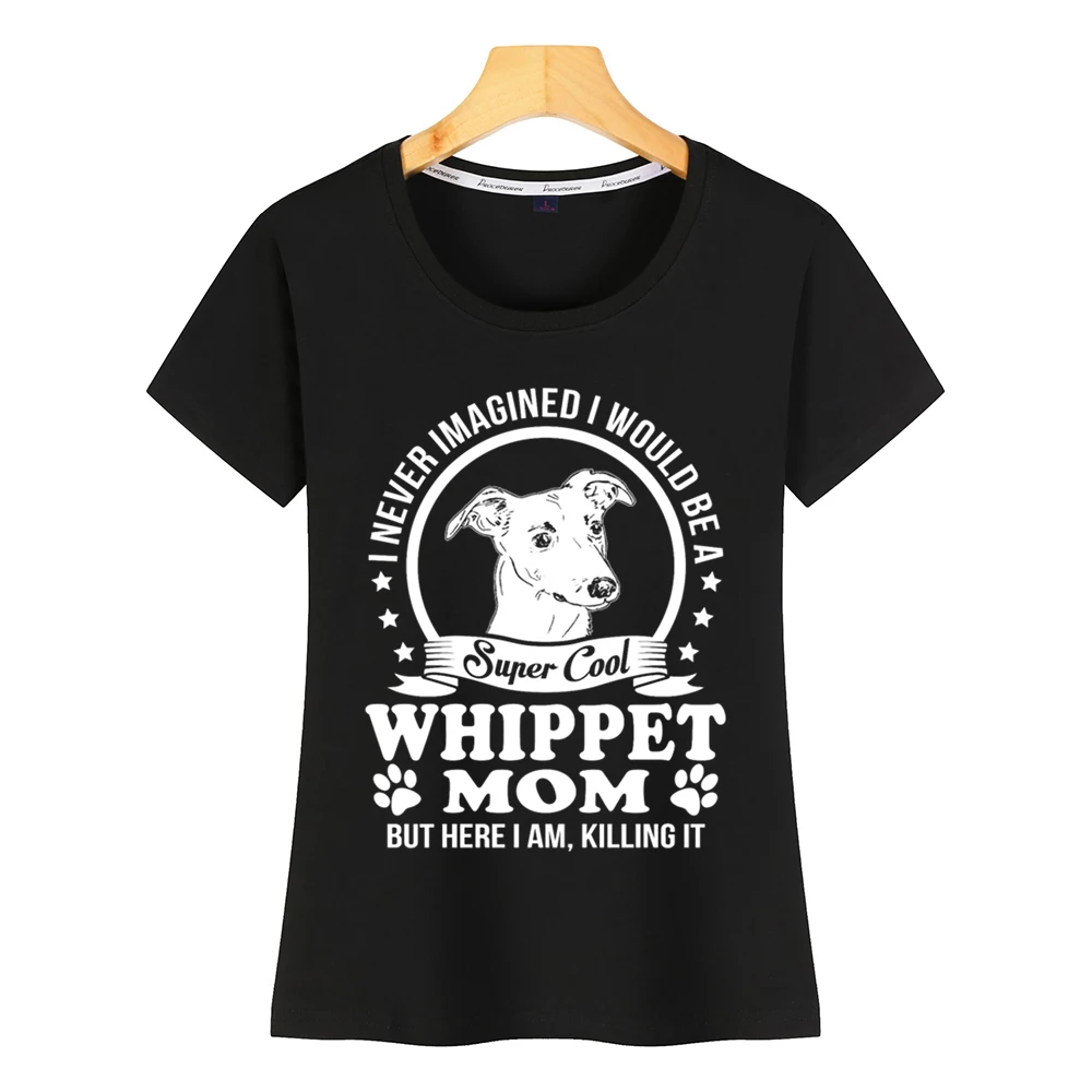 Женская футболка с надписями Whippet Kawaii на заказ